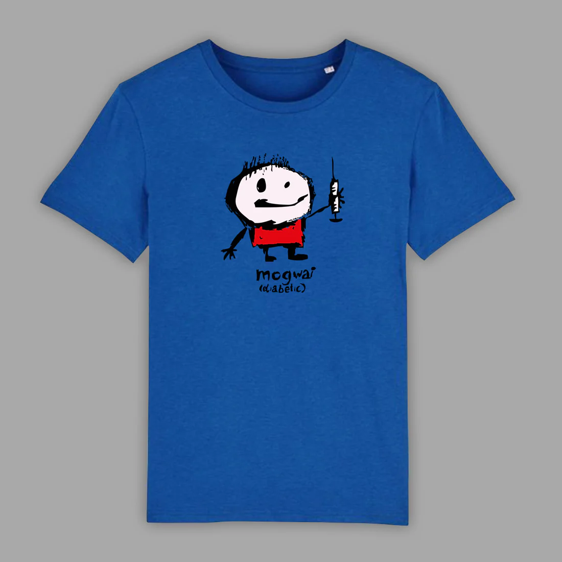Mogwai Diabetic | Blue T-Shirt - Image 2