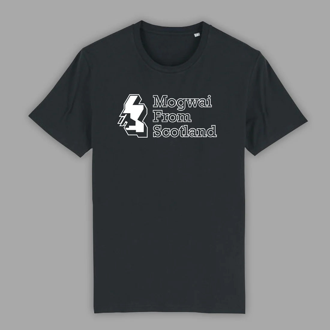 Mogwai From Scotland || Black T-Shirt - Image 2