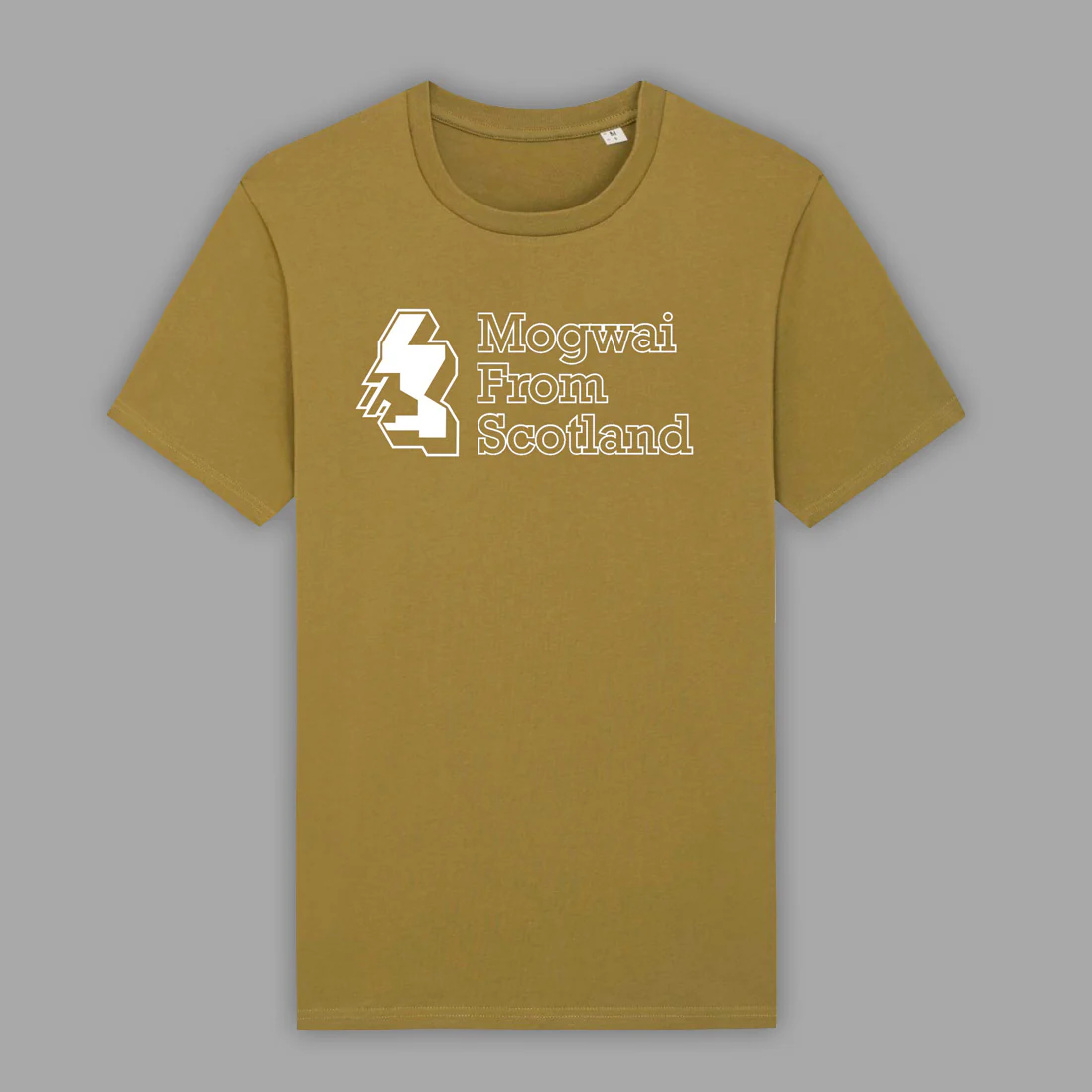 Mogwai From Scotland | Olive Green T-Shirt - Image 2