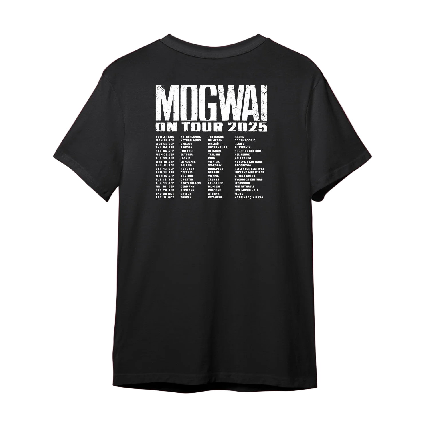 The Bad Fire || Black Logo September 2025 EU Tour T-shirt